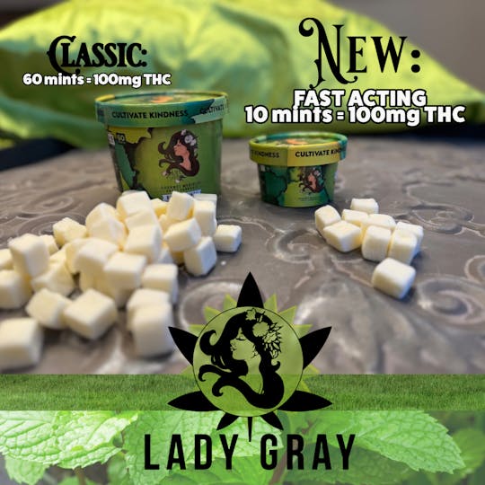 Lady Gray Gourmet Medibles - Lady Gray - Medibles - Fast Acting OG Peppermint Buttermints - 1