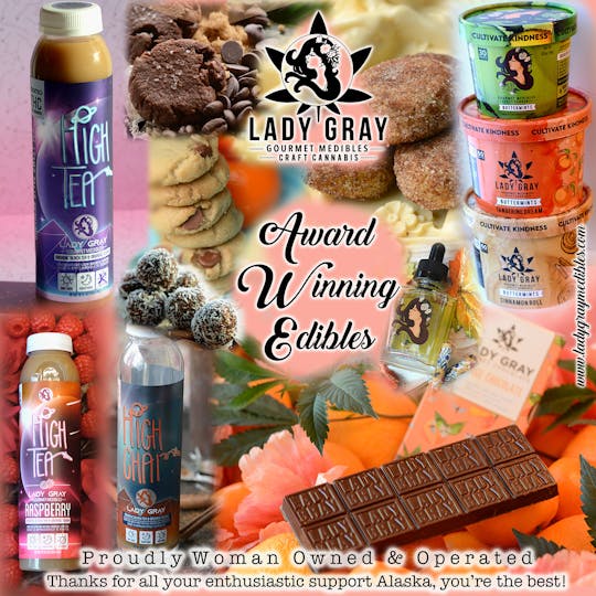 Lady Gray Gourmet Medibles - Lady Gray - Medibles - OG Peppermint Buttermints (Hybrid 1:1) 60 Pack - 1