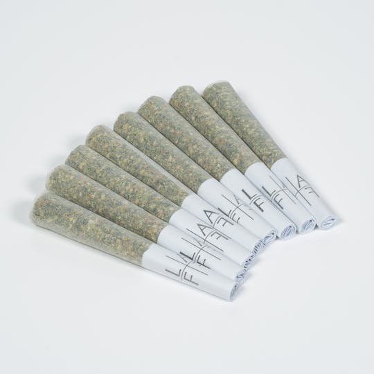 L.A. FAMILY FARMS - JUNIORS 8PK - BIG PERM x STRAWBERRY JAM - Mini Infused Pre-rolls - 1