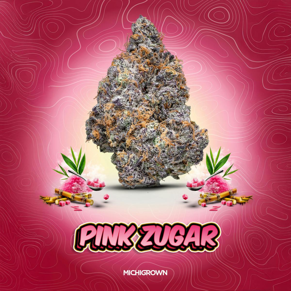 MICHIGROWN - PINK ZUGAR - 3.5 GRAMS - PREMIUM FLOWER - JARS - 1