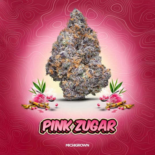 MICHIGROWN - PINK ZUGAR - 3.5 GRAMS - PREMIUM FLOWER - JARS - 1