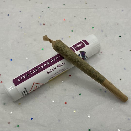 Ten Six Labs - Bubble Mints - Hybrid - LIVE Infused Pre-roll - 1