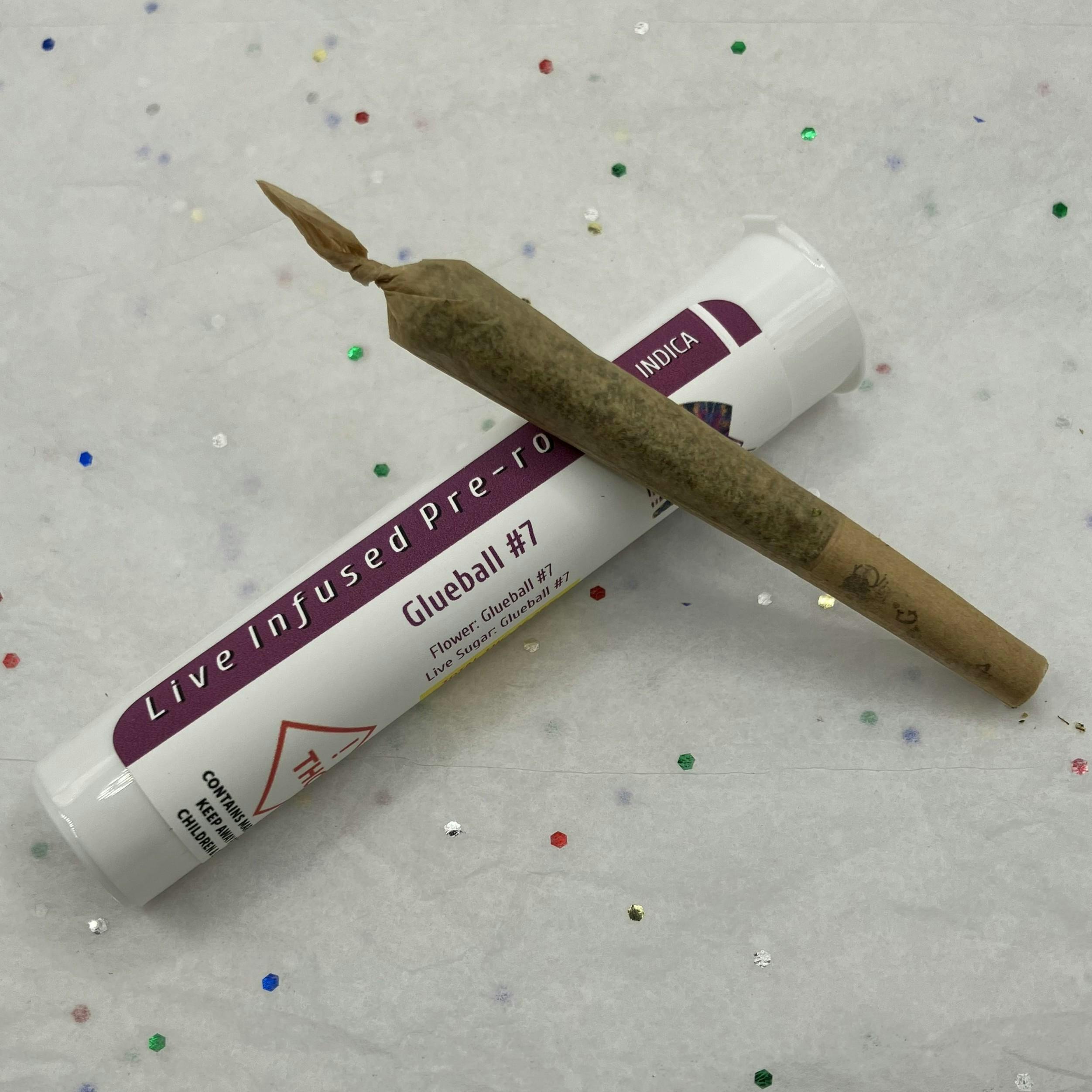 Ten Six Labs - Glueball #7 - LIVE Infused Pre-roll - Indica - 1