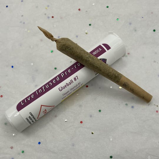 Ten Six Labs - Glueball #7 - Indica - LIVE Infused Pre-roll - 1