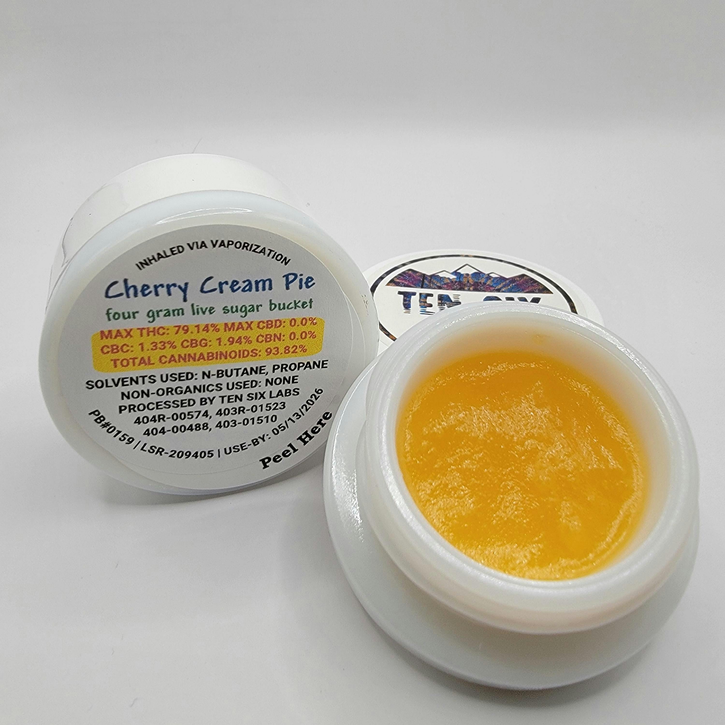 Ten Six Labs - Cherry Cream Pie - 4g Live Sugar Resin - 1