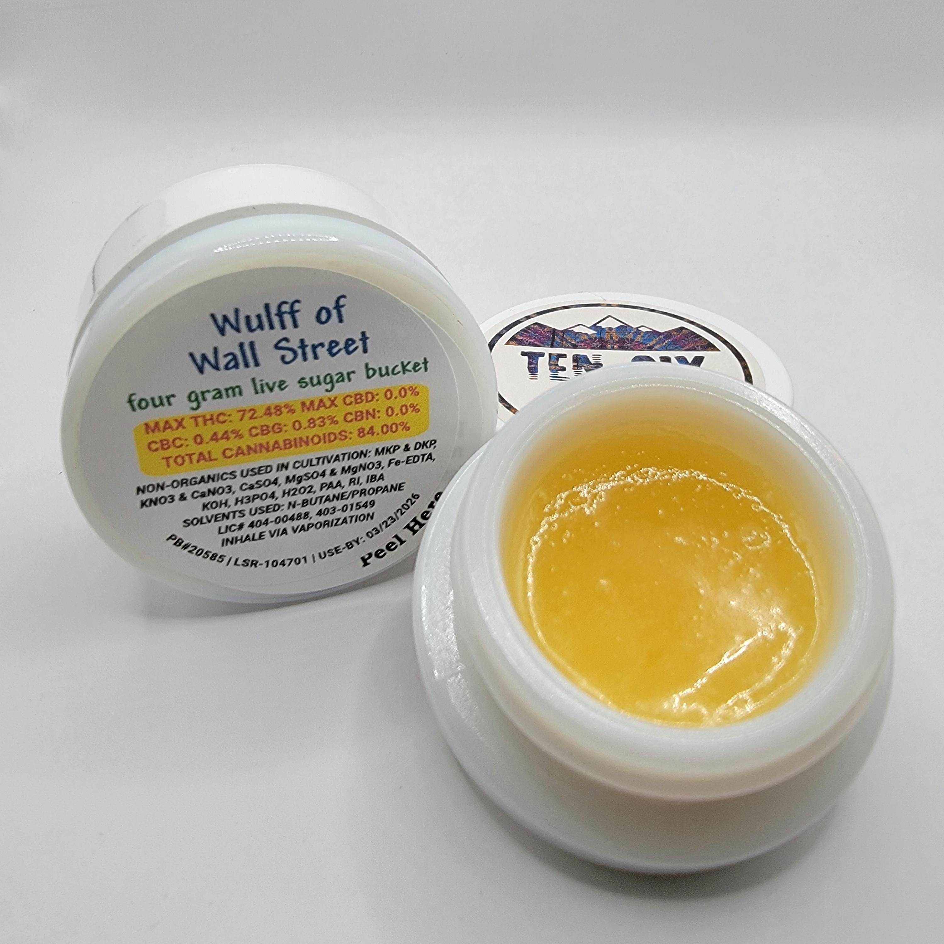 Ten Six Labs - Wulff of Wall Street - 4g Live Sugar Resin - 1