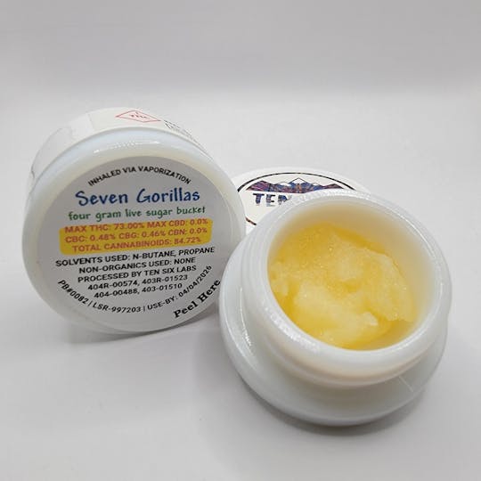 Ten Six Labs - Seven Gorillas - 4g Live Sugar Resin - 1