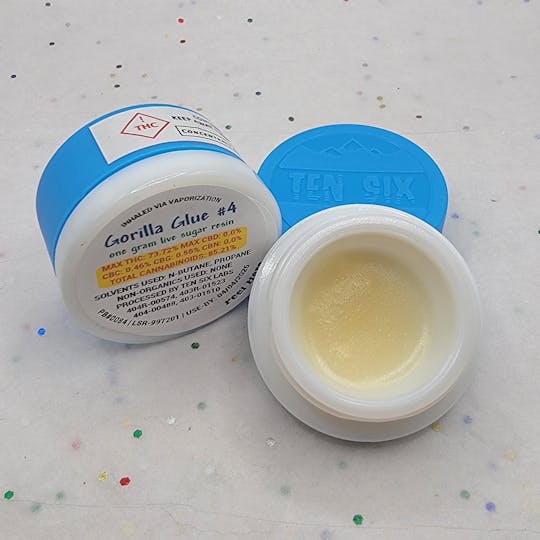 Ten Six Labs - Gorilla Glue #4 - 1g - Live Sugar Resin - 1