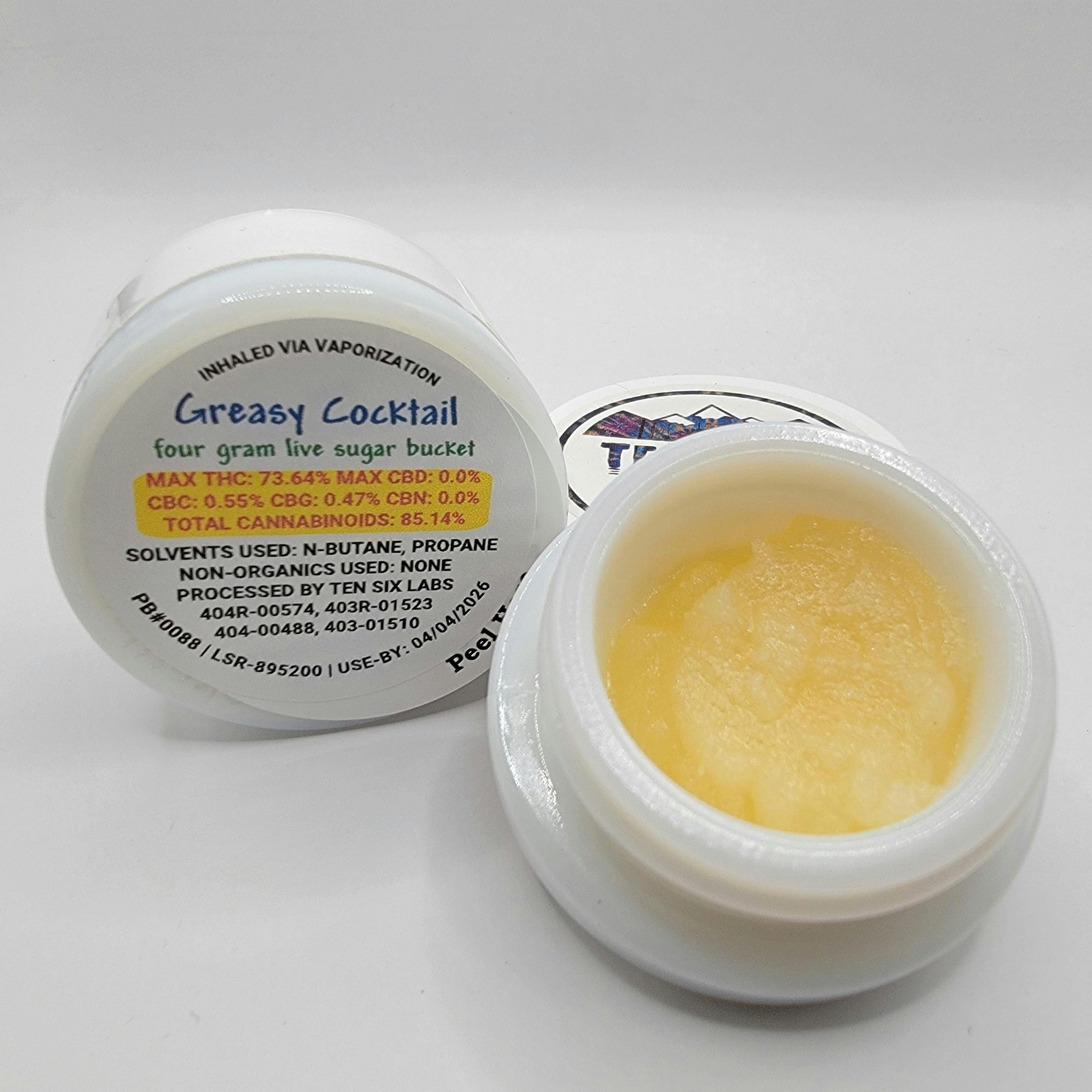 Ten Six Labs - Greasy Cocktail - 4g Live Sugar Resin - 1