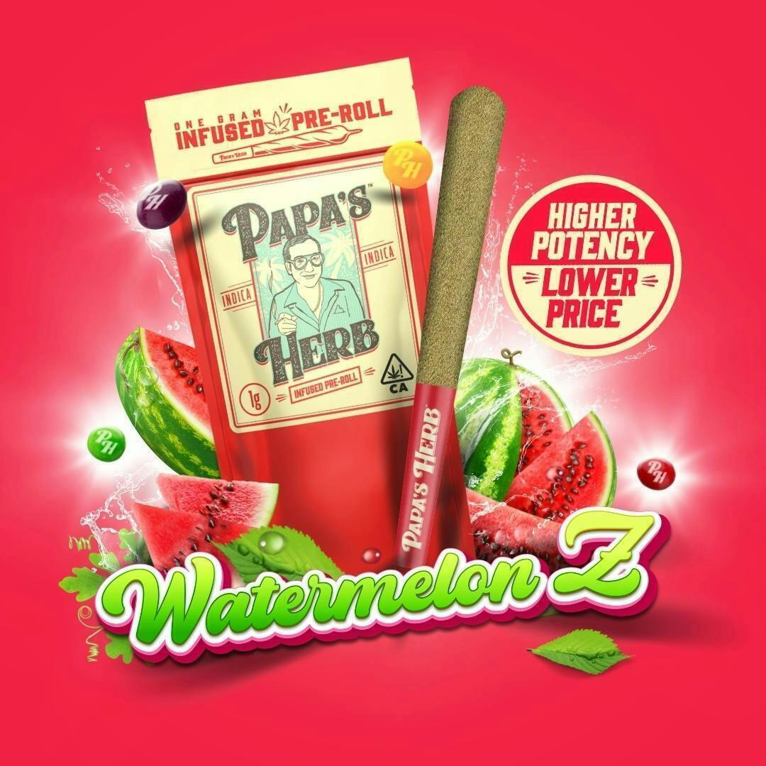 Papa's Herb - Watermelon | Infused Joint | 1g - 1