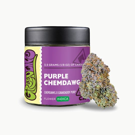 Greenline - Purple Chemdawg - 1/8 oz - Indoor - Indica - 3.5g - 1