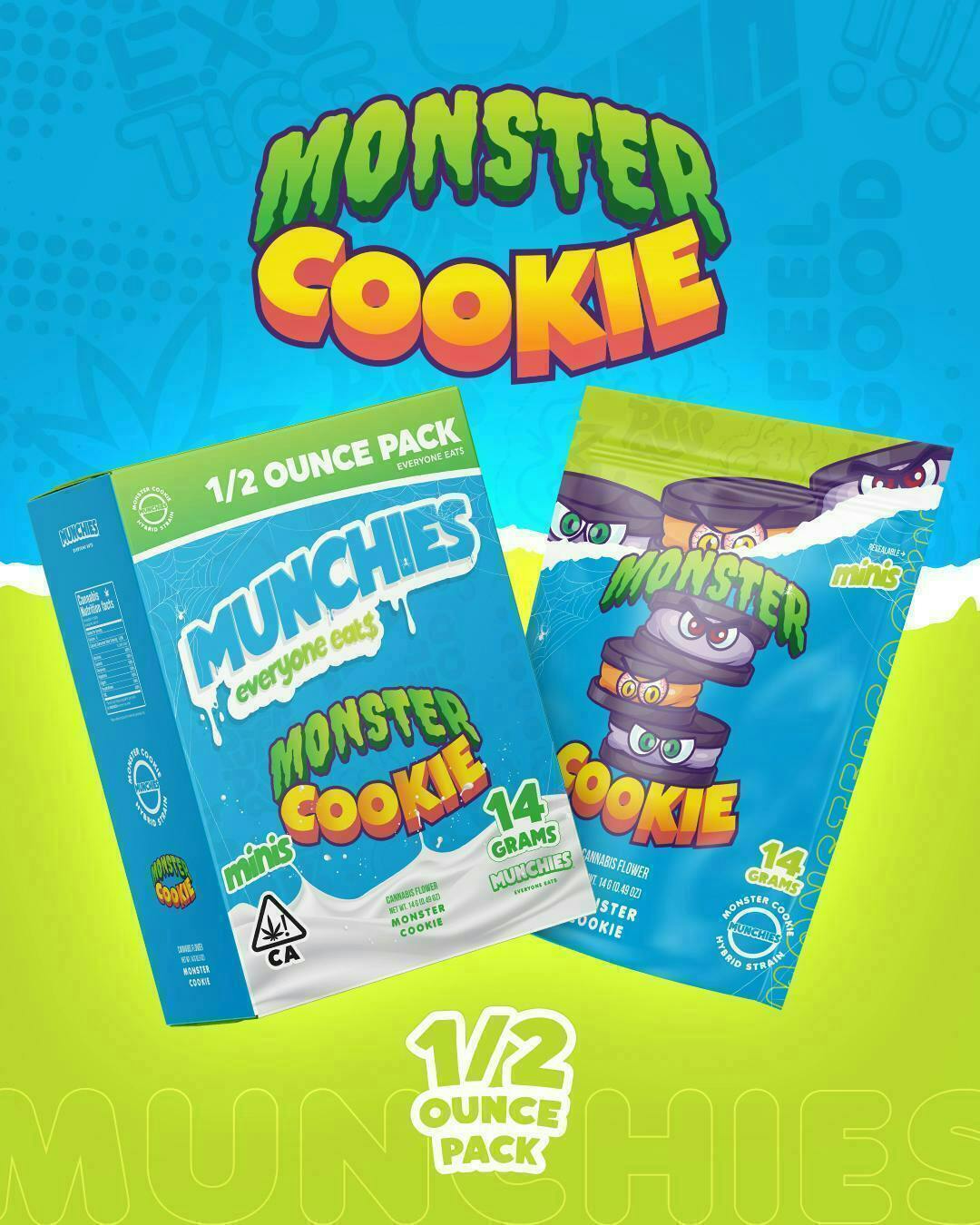 Munchies - Munchies | Monster Cookies | Big Buds | 14g - 1
