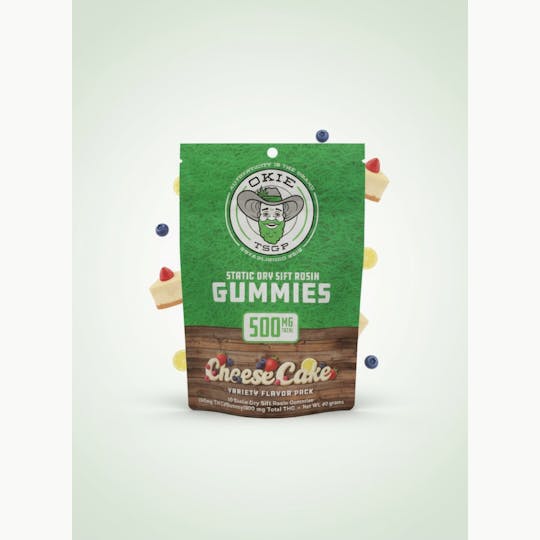 Okie TSGP - Static Dry Sift Rosin Gummies 500mg (50mg x 10) - 1