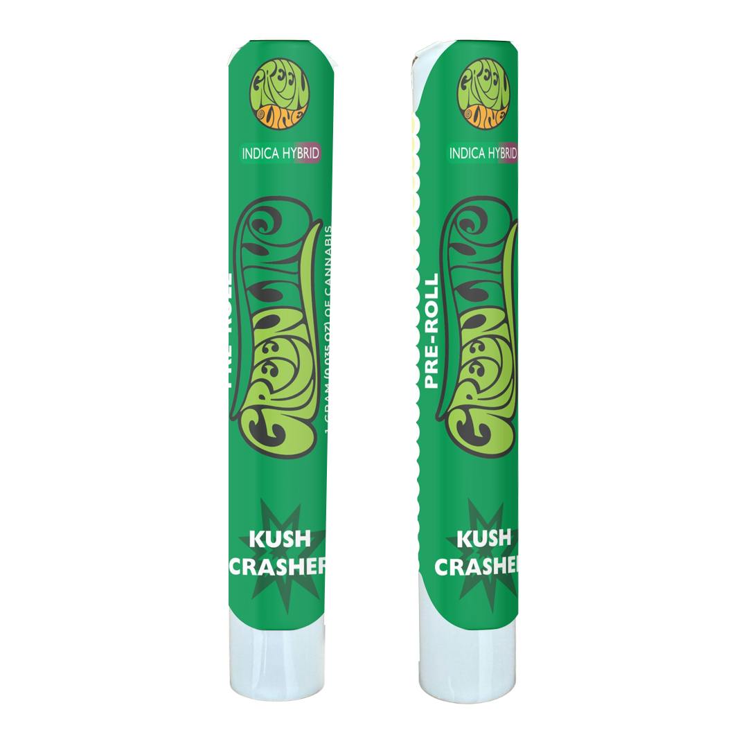 Greenline - Kush Crasher - Indoor Flower Pre-Roll - Indica Hybrid - 1g - 1