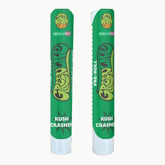 Greenline - Kush Crasher - Indoor Flower Pre-Roll - Indica Hybrid - 1g - 1