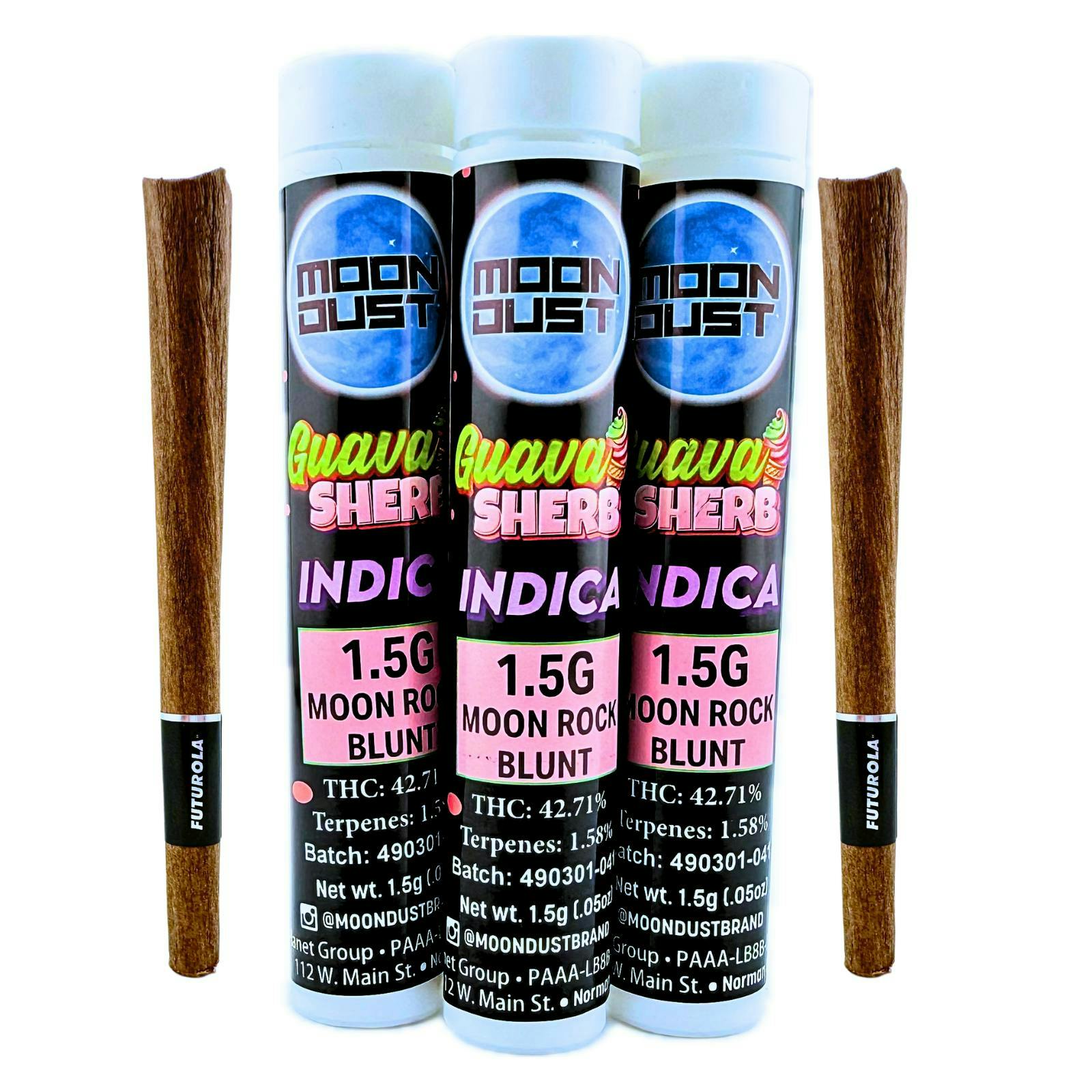 MOON DUST - Moon Rock | Guava Sherb | Infused Blunt | 1.5g - 1