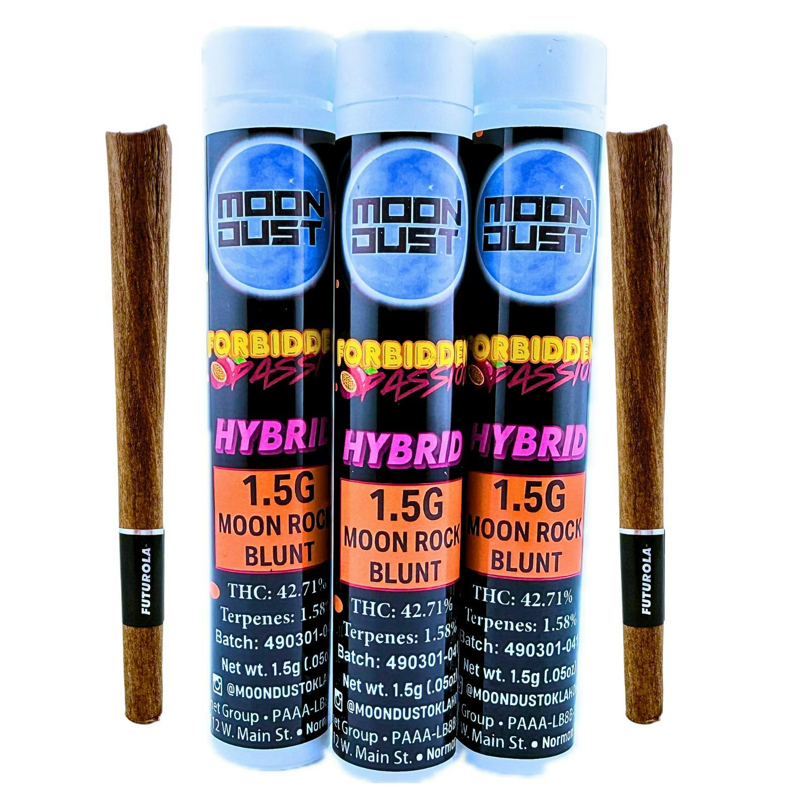 MOON DUST - Moon Rock | Forbidden Passion | Infused Blunt | 1.5g - 1