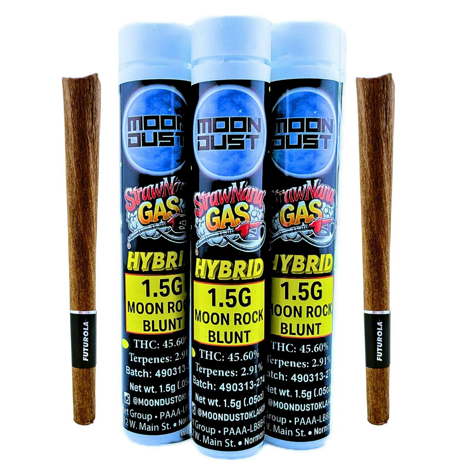 MOON DUST - Moon Rock | Strawnana Gas | Infused Blunt | 1.5g - 1