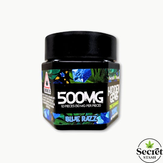 Secret Stash - Secret Stash | Hidden Gems | THC | Blue Razz | 500mg - 1