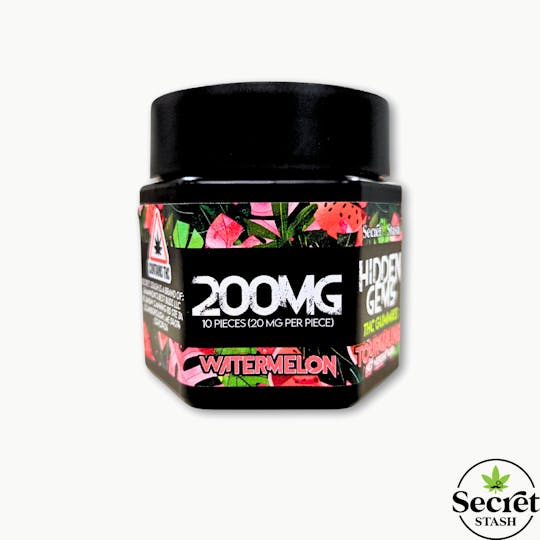 Secret Stash - Secret Stash | Hidden Gems | THC | Watermelon | 200mg - 1