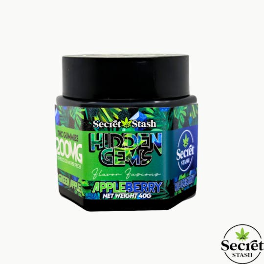 Secret Stash - Secret Stash | Hidden Gems | Flavor Fusion | THC | Apple Berry | 200mg - 1