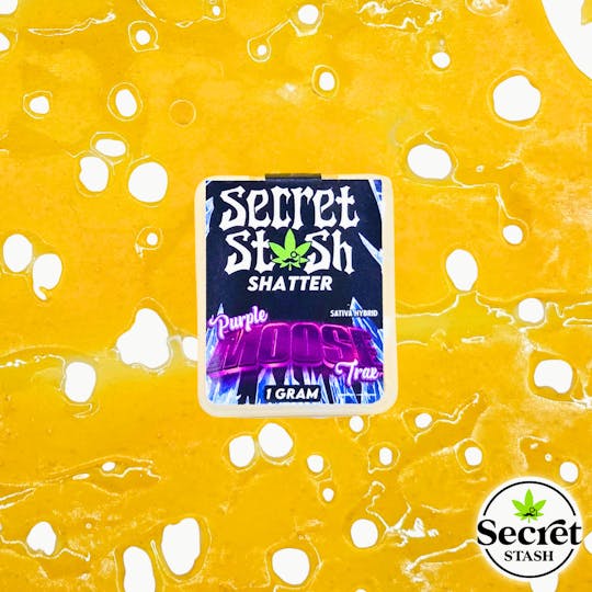 Secret Stash - Secret Stash | Shatter | Purple Moose Trax | 1g - 1