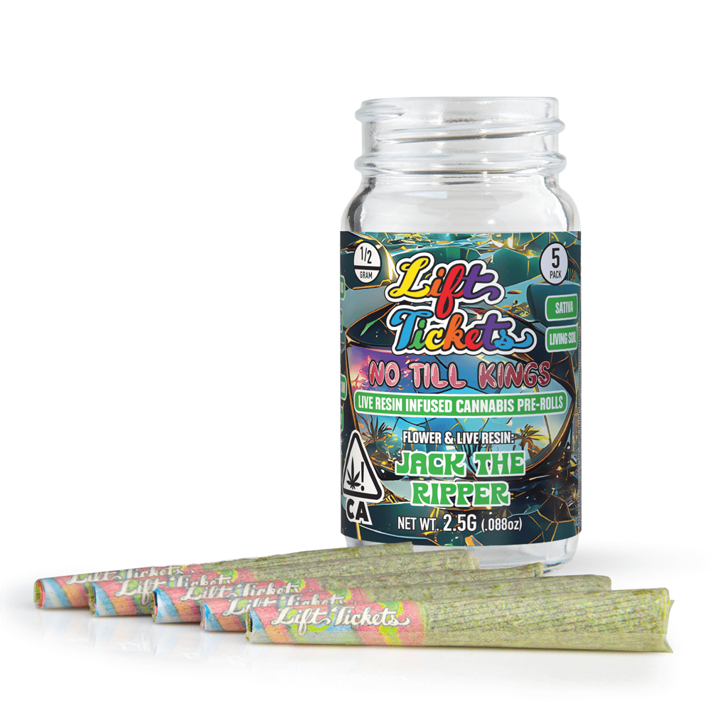 Lift Tickets - No Till Kings: Jack the Ripper - 0.5g Infused Pre Roll Multipack (5) - 1