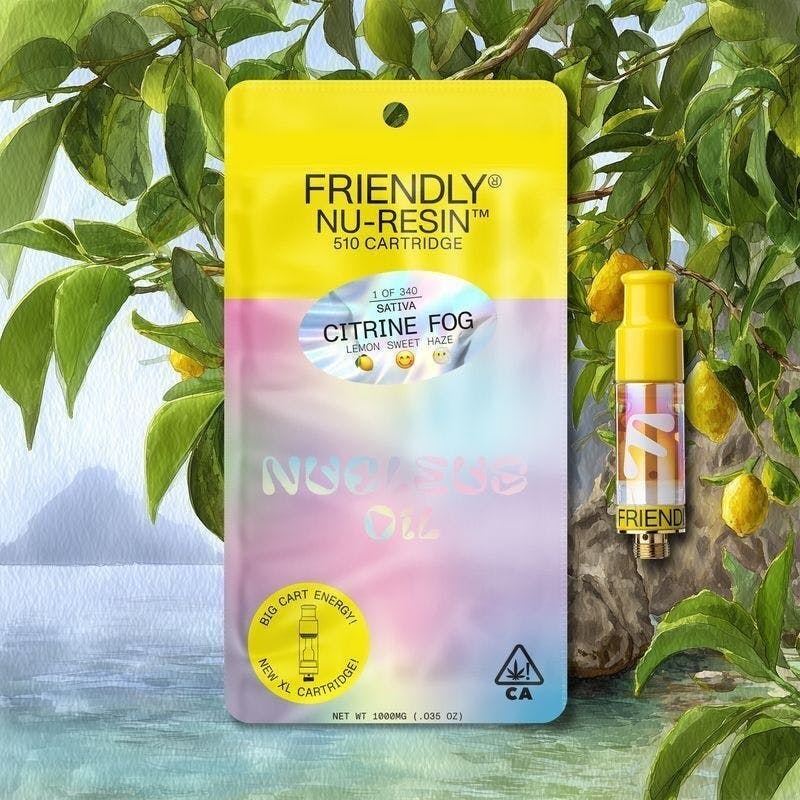 Friendly Brand - Friendly Brand | Citrine Fog | Live Nuresin Cartridge | 1g - 1