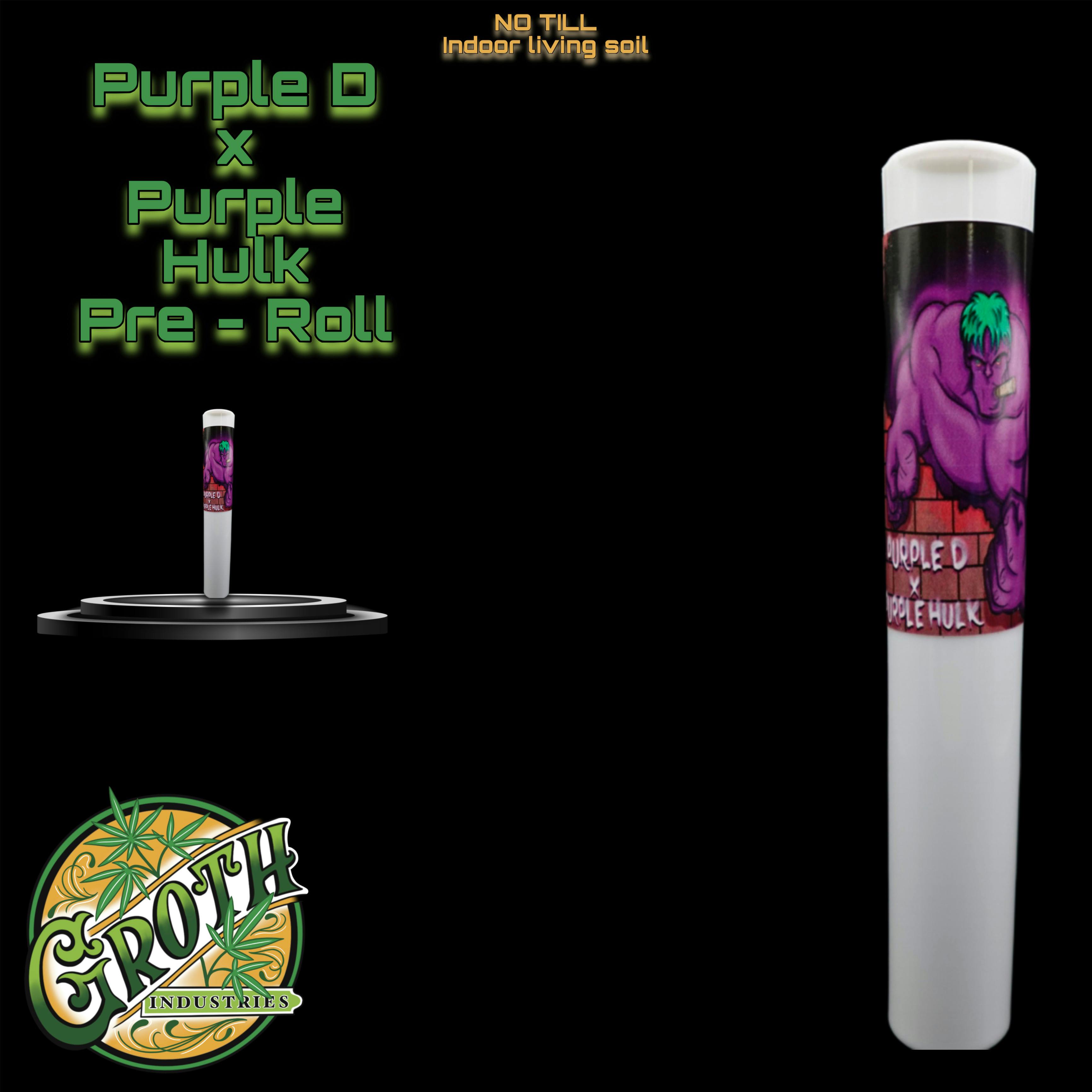 Groth Industries - Groth Industries | Purple D x Purple Hulk | Pre Roll | 1G - 1