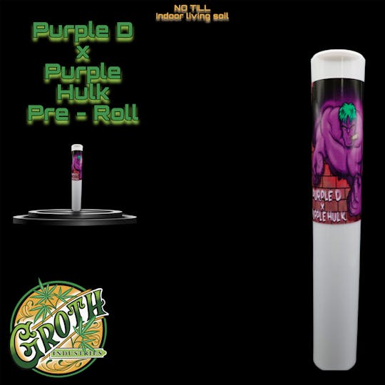 Groth Industries - Groth Industries | Purple D x Purple Hulk | Pre Roll | 1G - 1