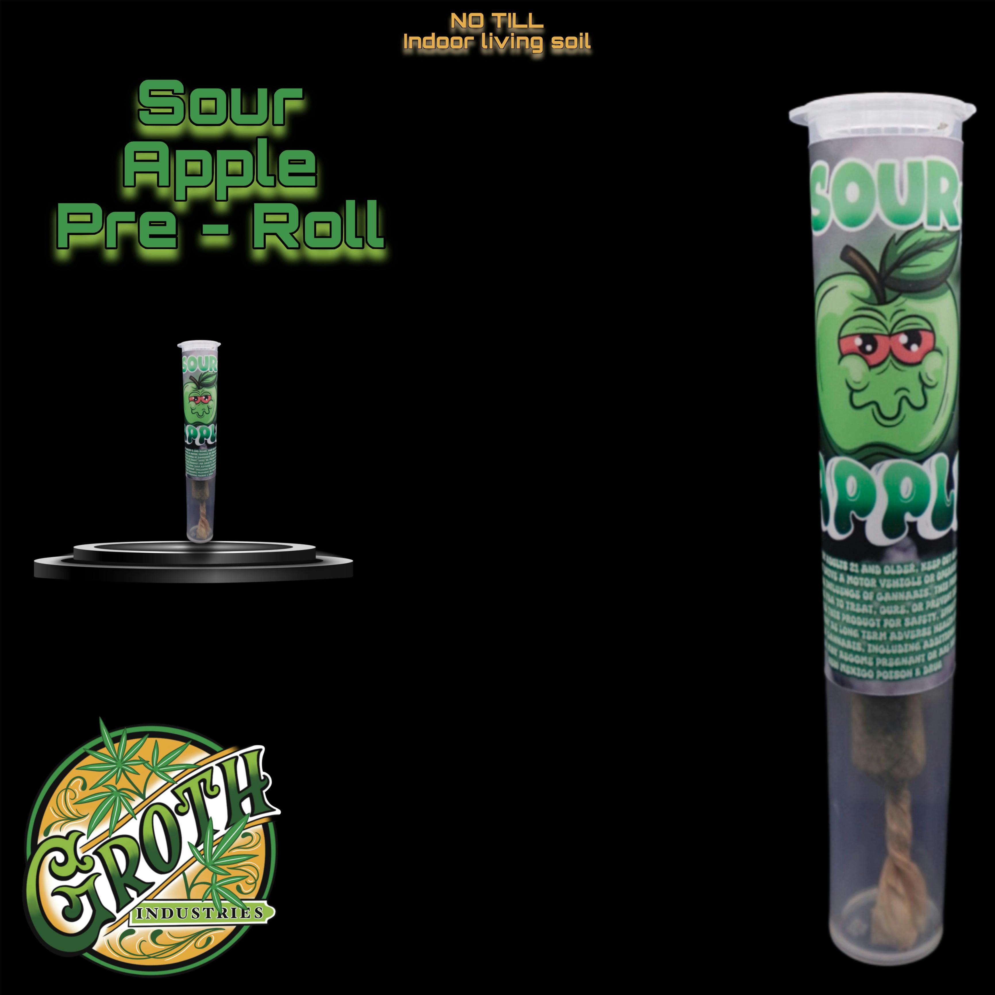 Groth Industries - Groth Industries | Sour Apples | Pre Roll | 1G - 1
