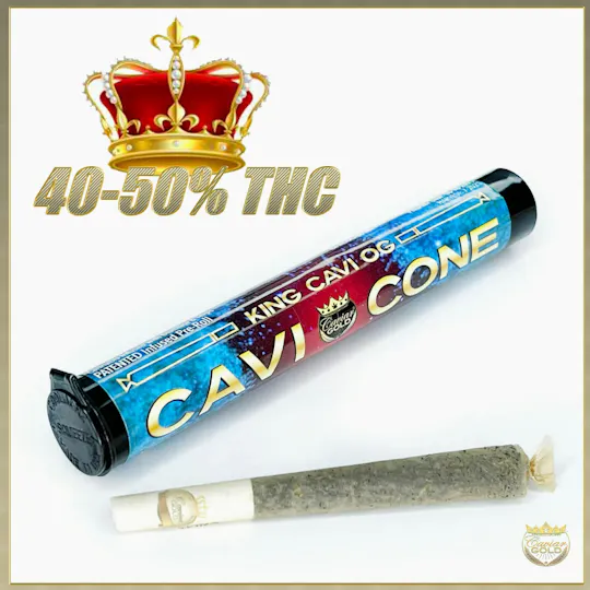Caviar Gold - Cavi Cone l Infused Pre-Roll l King Cavi OG l 1.3g - 1