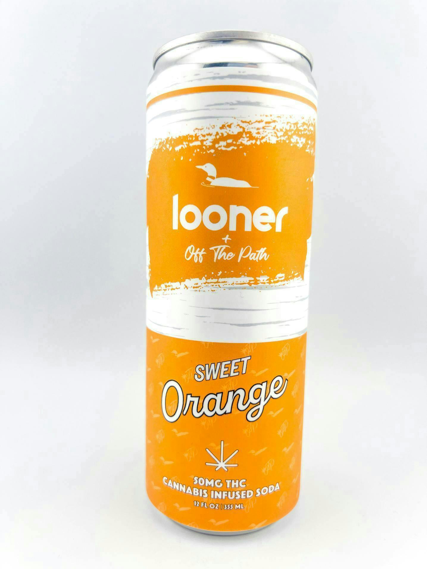 Off The Path Cannabis - Off The Path | Looner x Off The Path | Sweet Orange Soda | 50mg THC | 12oz - 1