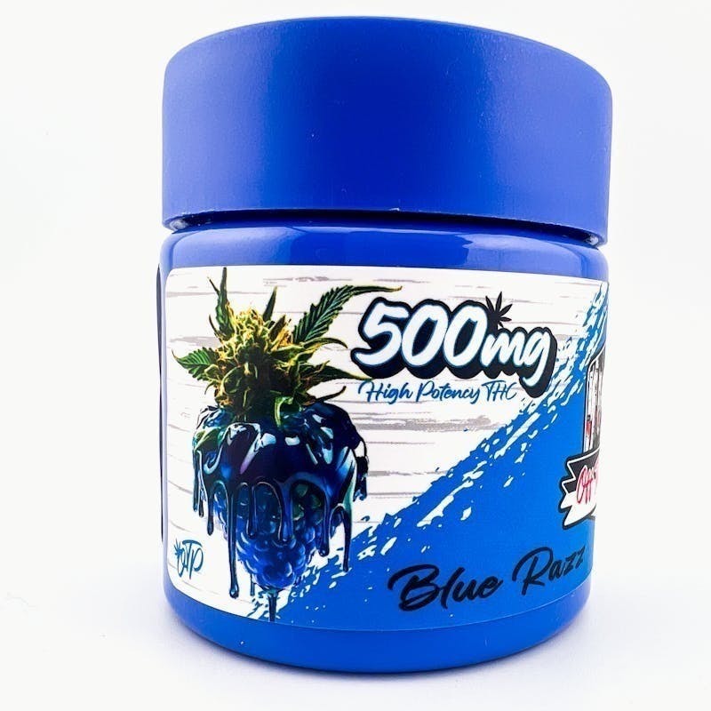 Off The Path Cannabis - Off The Path | Blue Razz Live Rosin Gummies | 500mg | 20ct | 25mg/ea - 1