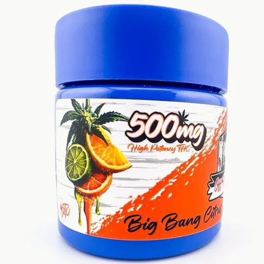 Off The Path Cannabis - Off The Path | Big Bang Citrus Live Rosin Gummies | 500mg | 20ct | 25mg/ea - 1