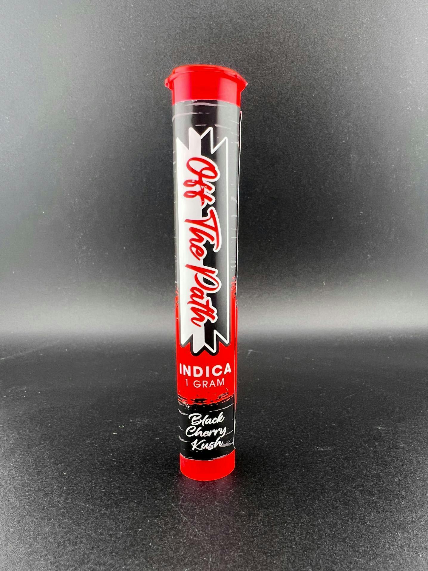 Off The Path Cannabis - Black Cherry Kush - 1g Preroll - Indica - 1