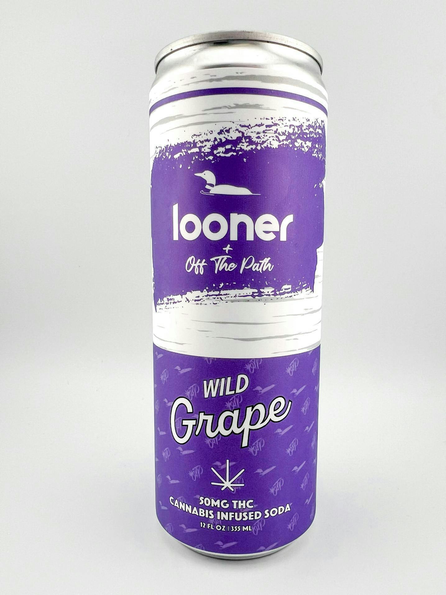 Off The Path Cannabis - Looner x Off The Path - Wild Grape - 50mg THC - 12oz - 1