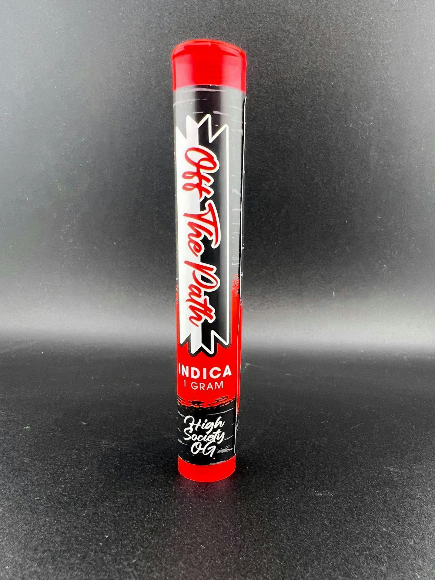 Off The Path Cannabis - High Society OG - 1g Preroll - Indica - 1