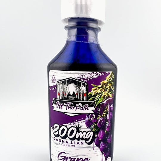 Off The Path Cannabis - Canna Lean Syrup - Grape - 800mg THC - 4 fl oz - 1