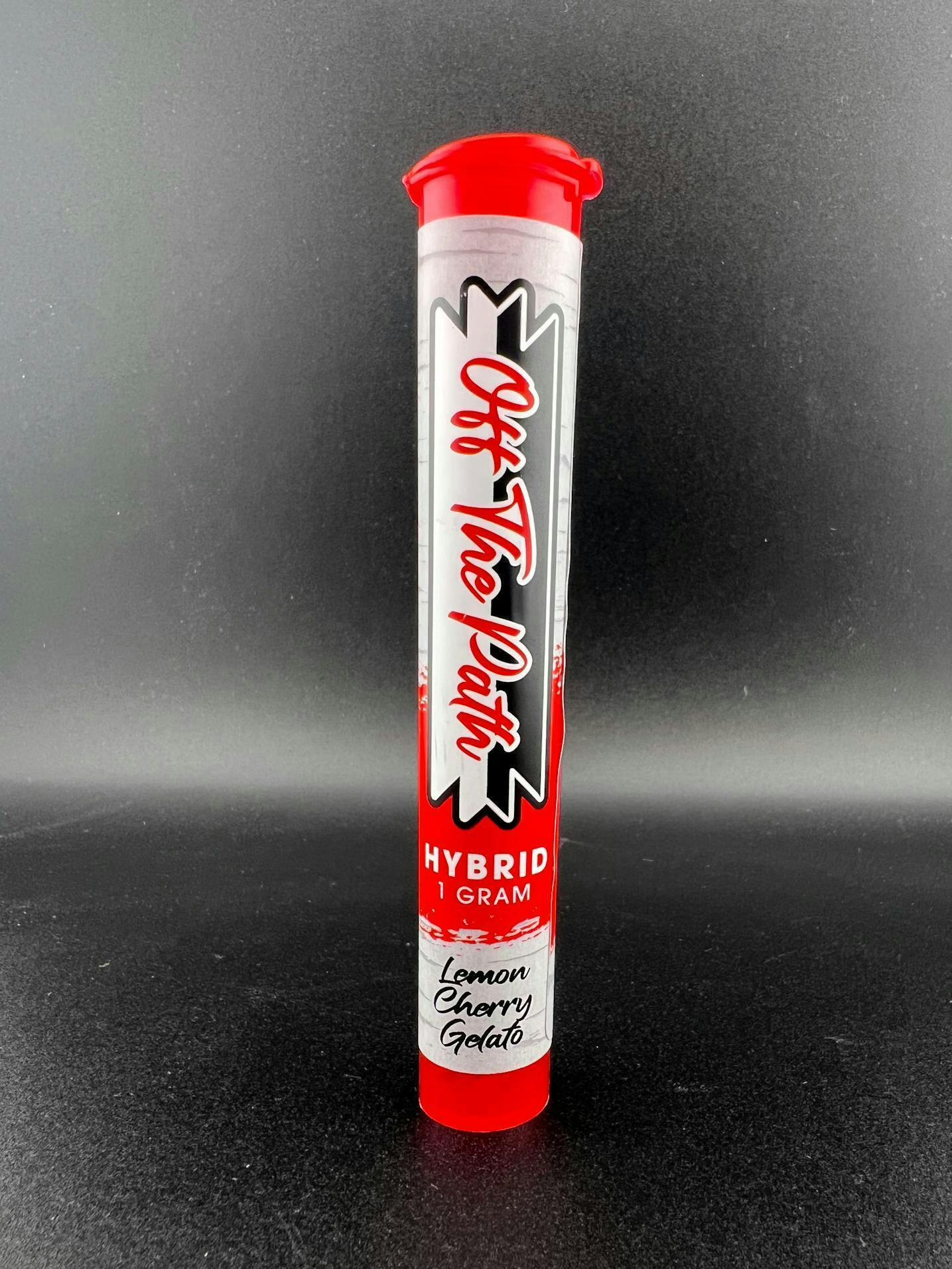 Off The Path Cannabis - Lemon Cherry Gelato - 1g Preroll - Hybrid - 1
