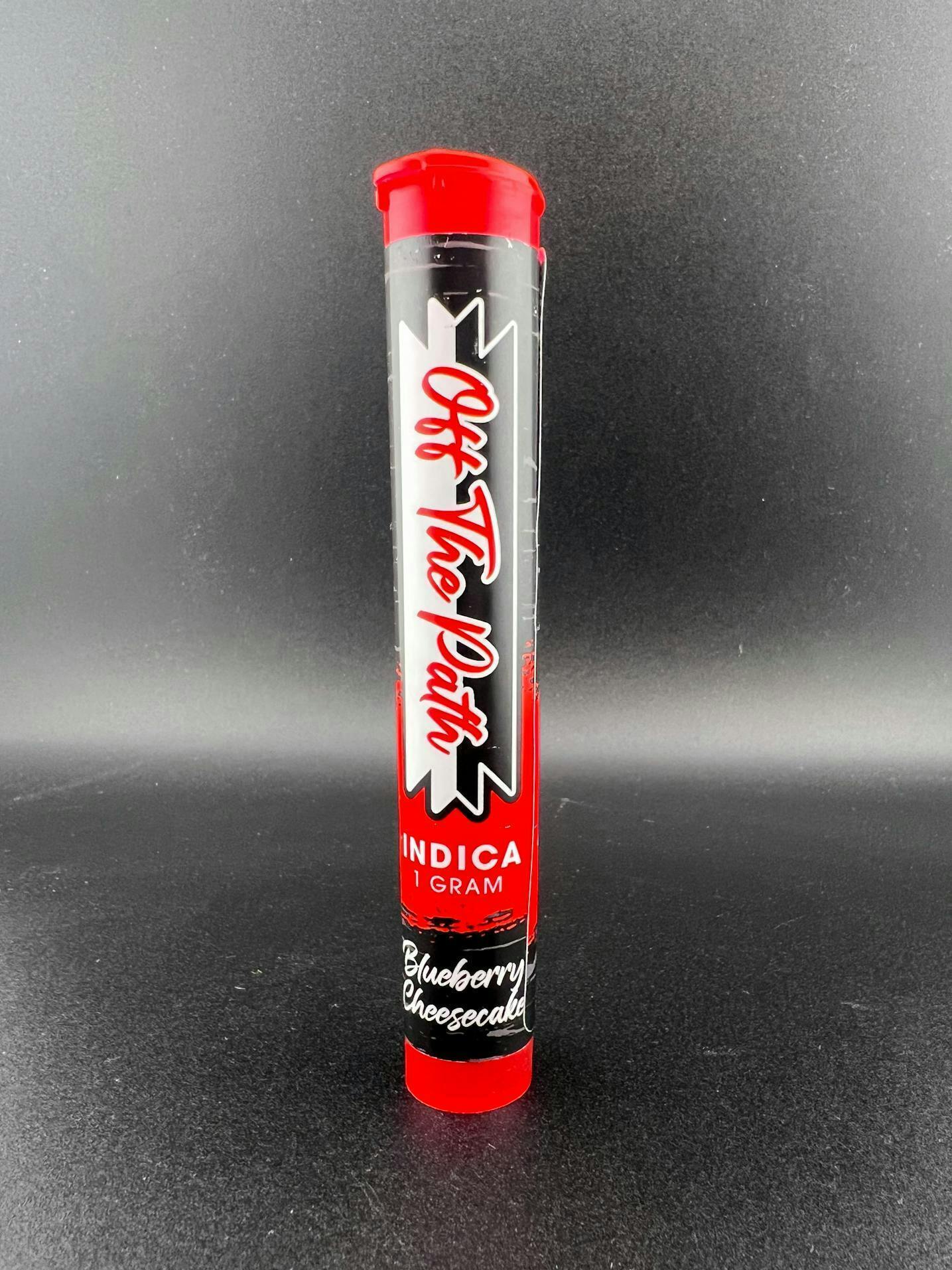 Off The Path Cannabis - Blueberry Cheesecake - 1g Preroll - Indica - 1