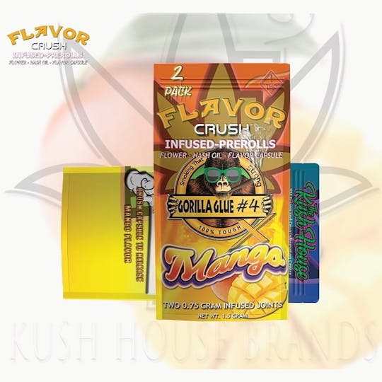Kush House Brands - Flavor Crush - GG#4 x Mango - 2pk - 1