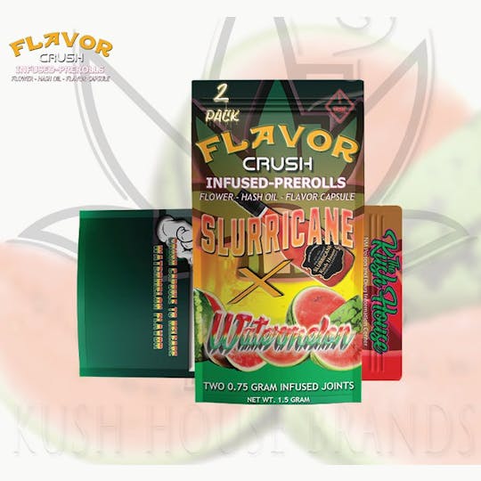 Kush House Brands - Flavor Crush - Slurricane x Watermelon - 2pk - 1