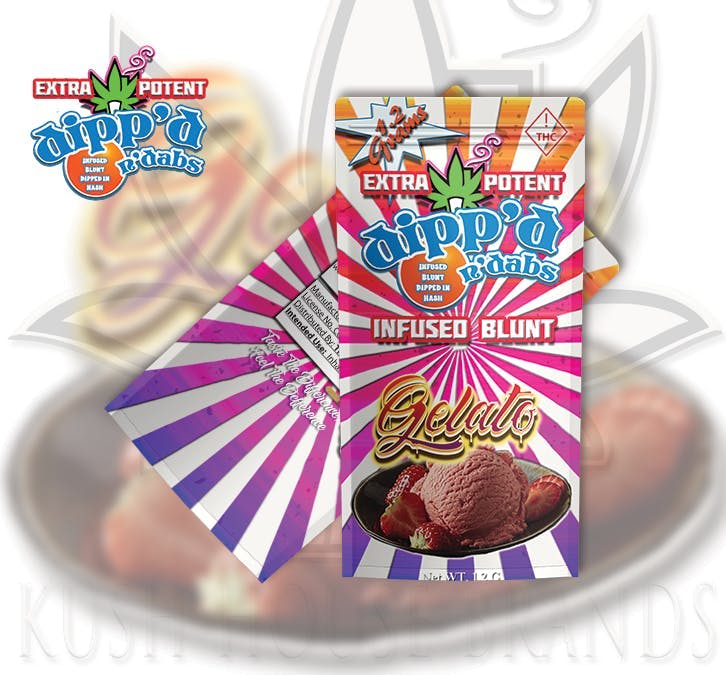 Kush House Brands - Dipp'd N Dabs - Infused blunt - Gelato - 1.2g - 1