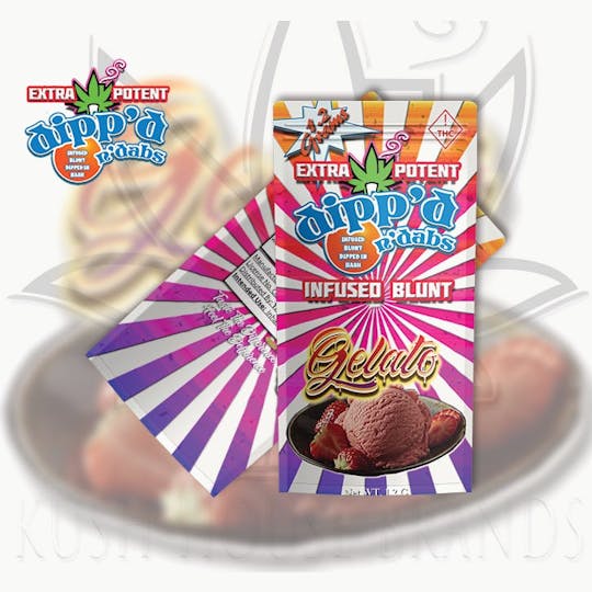 Kush House Brands - Dipp'd N Dabs - Infused blunt - Gelato - 1.2g - 1