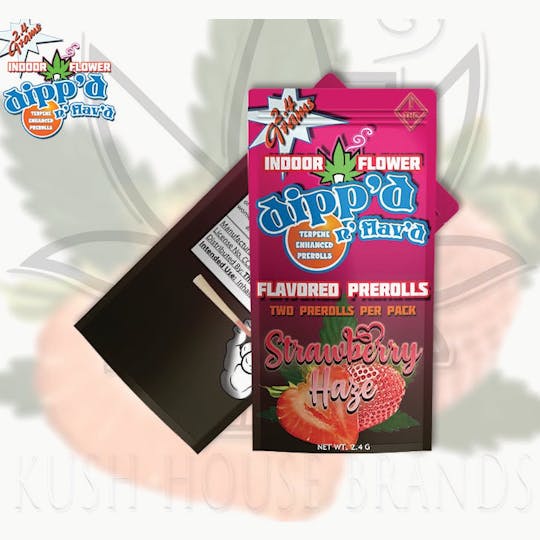 Kush House Brands - Dipp'd N Flav'd - Strawberry Haze - 2pk - 1