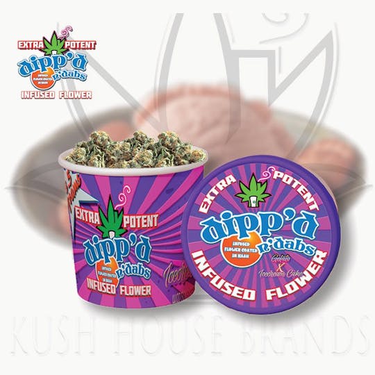 Kush House Brands - Dipp'd N Dabs - Infused Flower - Gelato - 3.5g - 1
