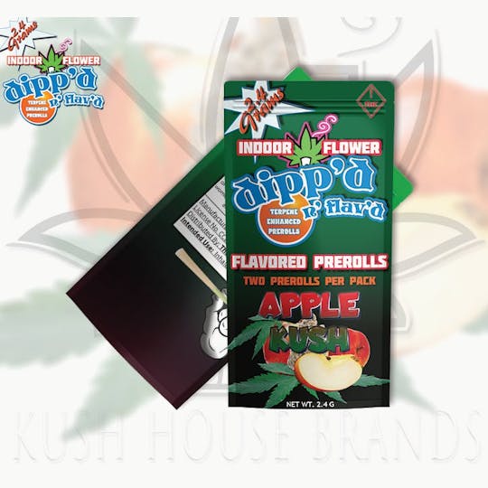 Kush House Brands - Dipp'd N Flav'd - Apple Kush - 2pk - 1