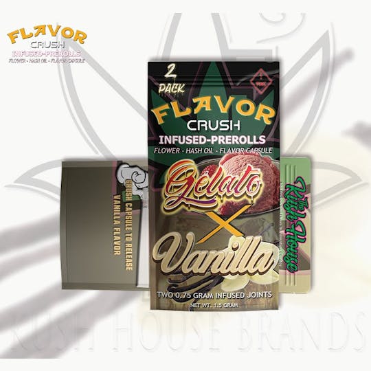Kush House Brands - Flavor Crush - Gelato x Vanilla - 2pk - 1