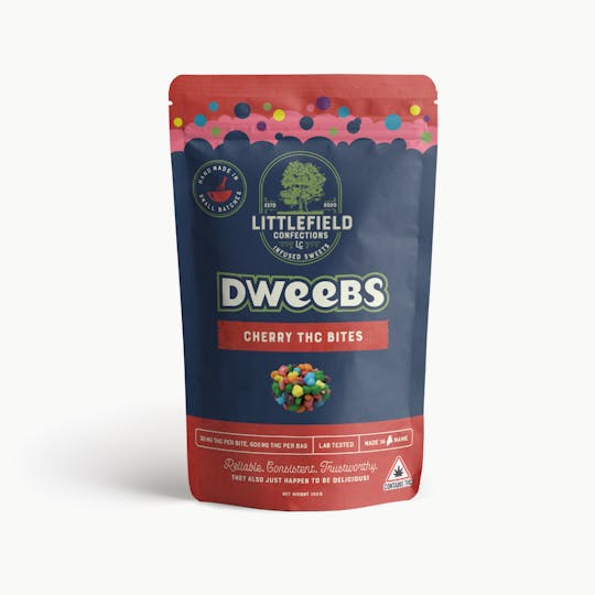 Littlefield Confections - LFC 600mg THC Dweebs - Cherry - 1